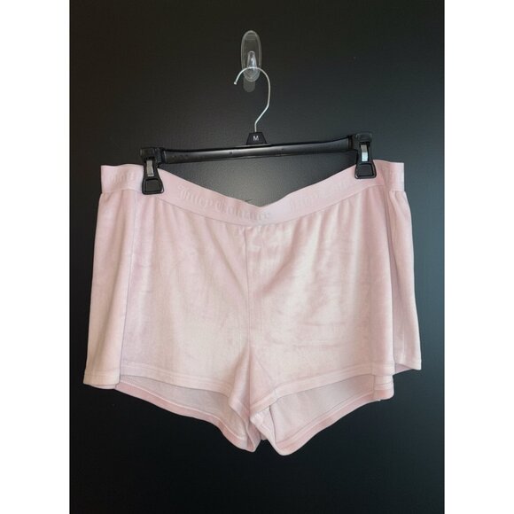 Juicy Couture Velour Sleep Shorts Light Pink - Picture 1 of 3